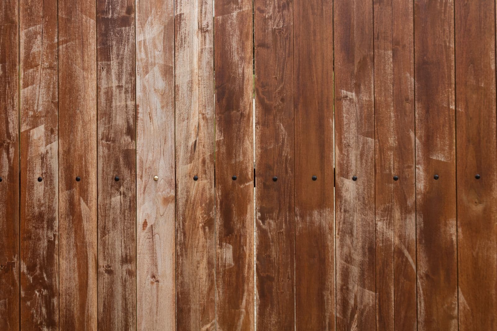 Brown wood fence boards